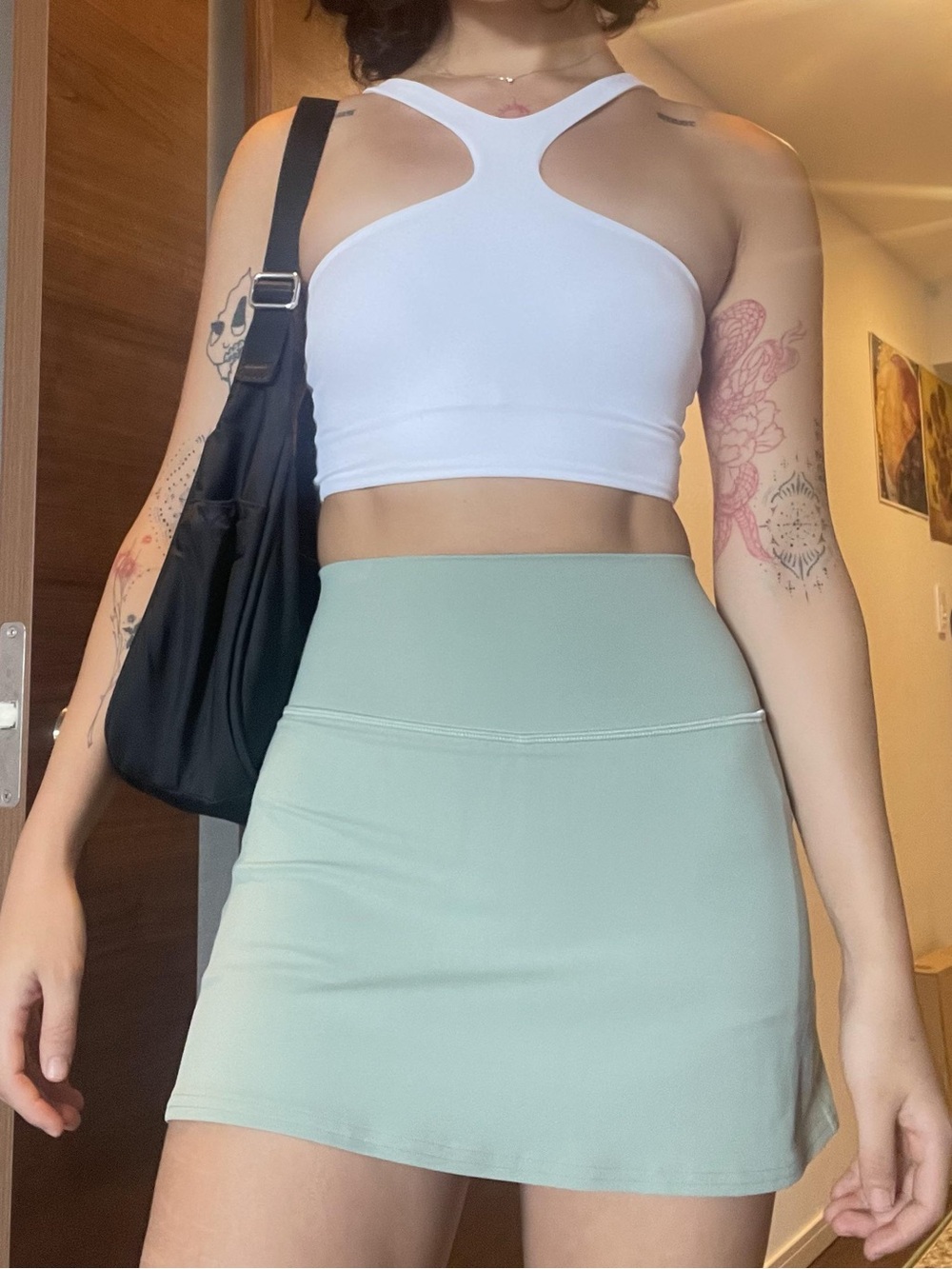 Lululemon Align Skirt Palm Court Green size 4